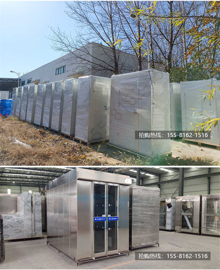 長沙天之凈不銹鋼風淋室生產(chǎn)-廠家倉庫1