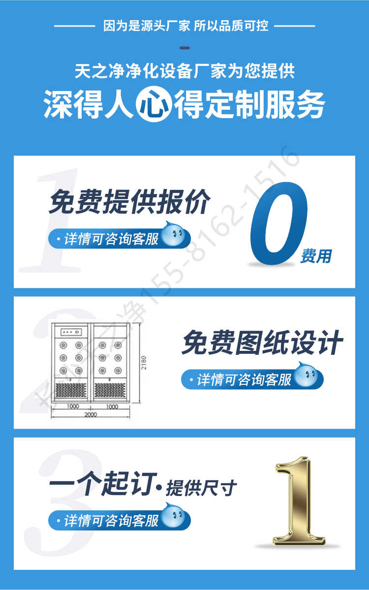 長(zhǎng)沙天之凈凈化板風(fēng)淋室定制-定制流程