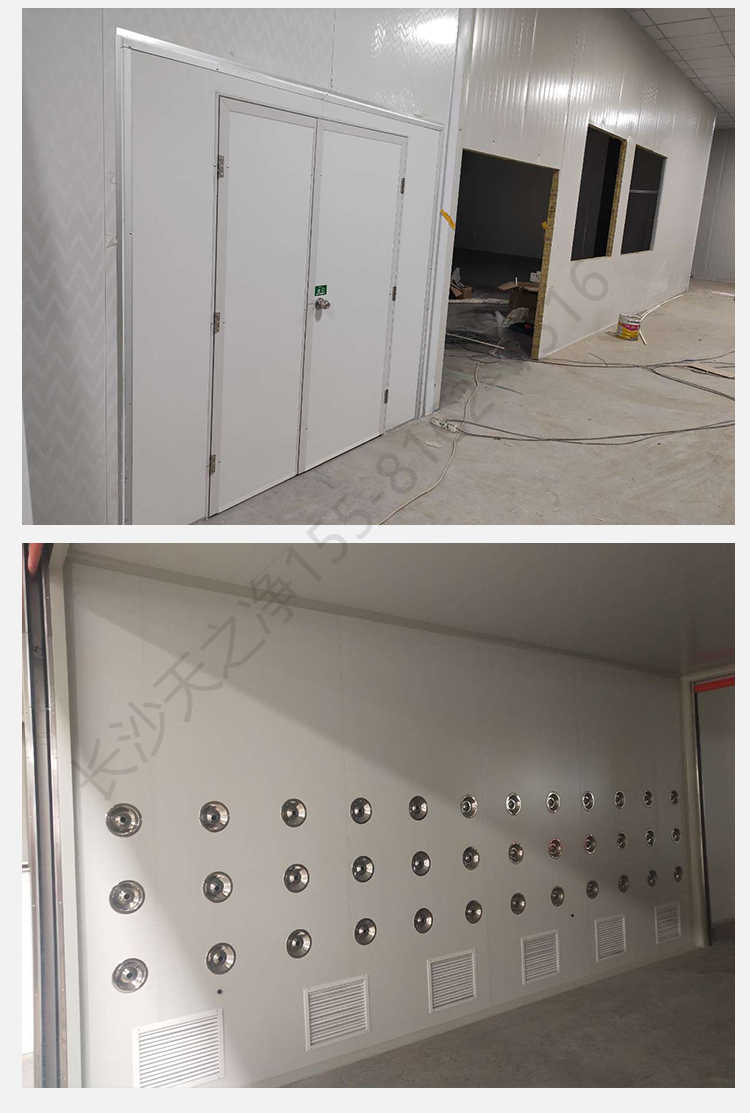 長(zhǎng)沙天之凈無(wú)塵車(chē)間凈化板風(fēng)淋室-安裝效果